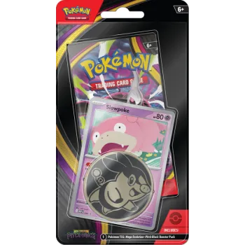 Pokémon TCG: Mega Evolution — Pitch Black Checklane Blister — Slowpoke (Англомовне видання)